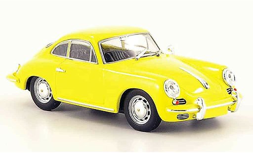 Porsche 356 C C 1/43 Minichamps 1965 C Coupe giallo modellini auto