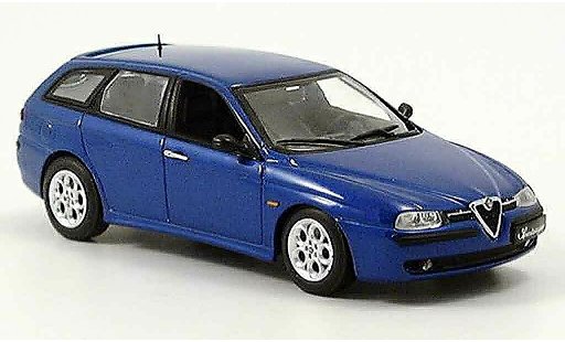 Alfa Romeo 156 sportwagon 1/43 Minichamps blu 2001 modellini auto