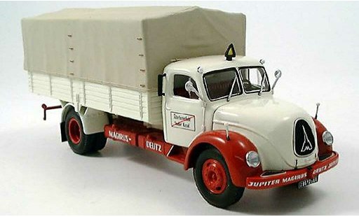 Magirus S 7500 Jupiter 1/43 Minichamps pianale beige/rosso modellini auto