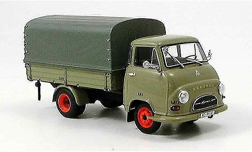 Hanomag Kurier Pritsche 1/43 Minichamps pianale grigio nero modellini auto