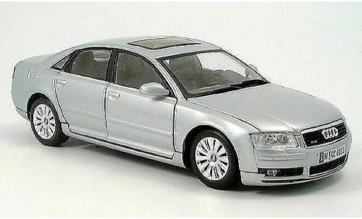Audi A8 berline 1/18 Motormax grigio modellini auto