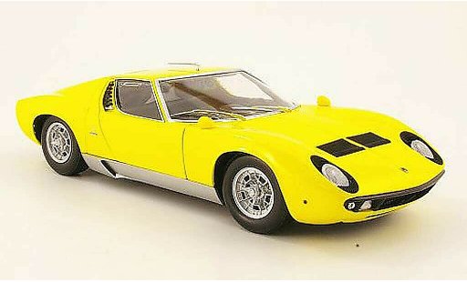 Lamborghini Miura P400 1/18 Kyosho s giallo modellini auto