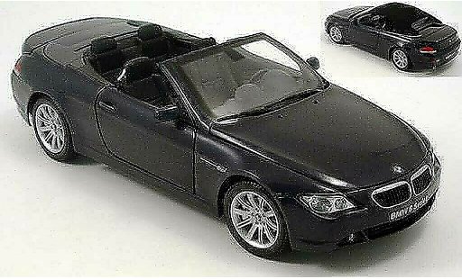 Bmw 645 Cabriolet 1/18 Kyosho E64 ci blu fonc modellini auto