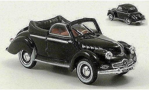 Panhard Dyna X 1950 1/43 Norev Cabrio nero modellini auto