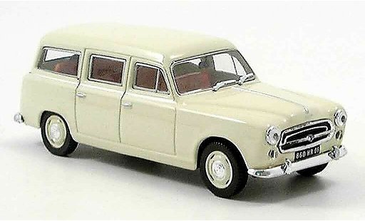Peugeot 403 Break 1/43 Norev Station wagon beige 1955 modellini auto