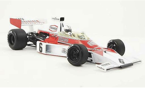 McLaren F1 Base 1/18 Minichamps Ford M23 No.6 Texaco D.Hulme modellini auto