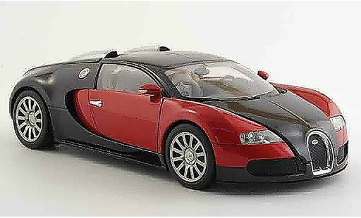 Bugatti Veyron coupe 1/18 Autoart 16.4 eb rosso nero modellini auto