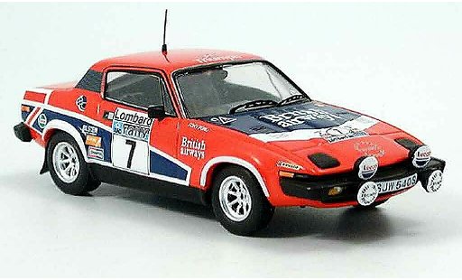 Triumph TR7 1978 1/43 Trofeu RAC Pond Gallagher modellini auto