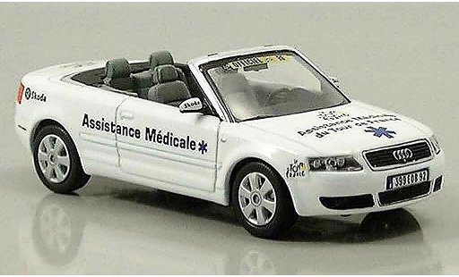 Audi A4 secours 1/43 Norev cabriolet Assistance Medicale modellini auto