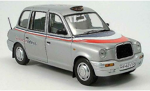 LTI TXI American Airlines 1/18 Sun Star London Taxi grigio metallisee 1988 modellini auto