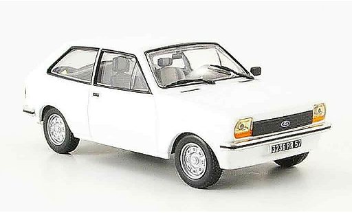 Ford Fiesta MKI 1/43 IXO bianco 1976 modellini auto