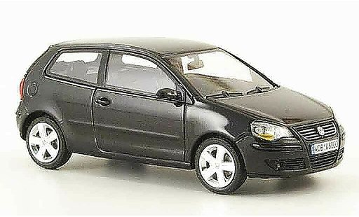 Volkswagen Polo Base 1/43 Minichamps nero modellini auto