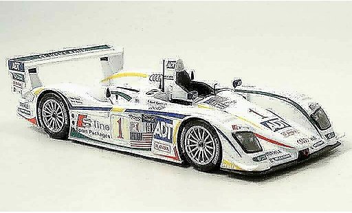 Audi R8 LMP course 1/43 Minichamps 2005 vincitore Atlanta Lehto Werner modellini auto