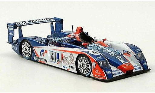Audi R8 LMP course 1/43 Spark 2005 Team Oreca 4th LeMans modellini auto