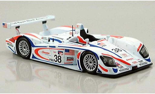 Audi R8 LMP course 1/43 Minichamps 2001 Petit LeMans Road Atlanta Herbert Wallace modellini auto