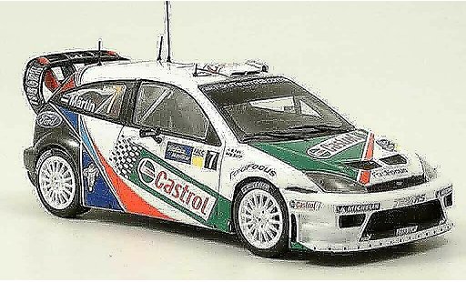 Ford Focus RS WRC 1/43 Minichamps vincitore Catalunya Maertin Park 2004 modellini auto