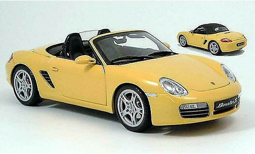 Porsche 718 S 1/18 Kyosho giallo 2005 modellini auto