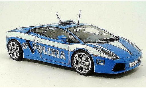 Lamborghini Gallardo Base 1/18 Autoart police italien modellini auto