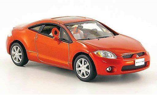 Mitsubishi Eclipse Base 1/43 Norev orange 2005 modellini auto