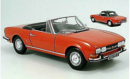 Peugeot 504 Cabriolet 1/18 Norev Cabrio rosso 1971 modellini auto