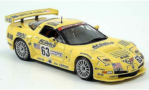 Chevrolet Corvette course 1/43 IXO C5 R No.63 24h Le Mans 2002 modellini auto