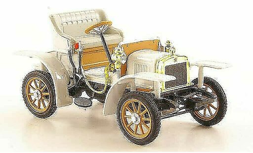 Laurin Klement Voiturette Base 1/43 Abrex Laurin-Klement bianco modellini auto