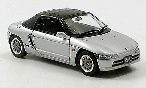 Honda Beat Base 1/43 Ebbro grigio metallisee 1991 modellini auto