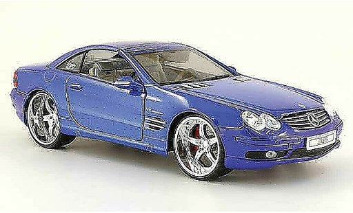 Mercedes Classe SL AMG 1/18 Maisto 55 playerz tuningcar blu modellini auto
