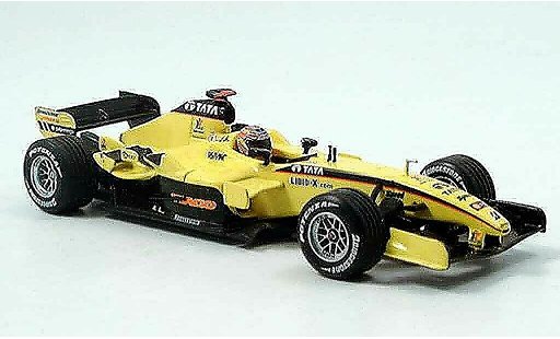 Toyota F1 Jordan 1/43 Minichamps ej 15 d.monteiro dritter platz g.p. usa 2005 modellini auto