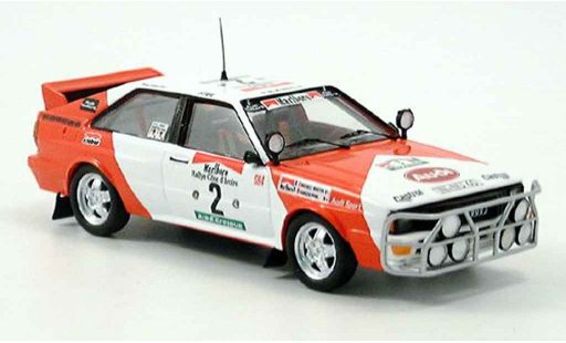 Audi Quattro rallye 1/43 Trofeu Rally Cote D?Ivoire No.2 Mouton Pons modellini auto
