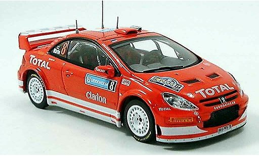 Peugeot 307 WRC 1/43 IXO no.8 martin park rallye Svezia 2005 modellini auto