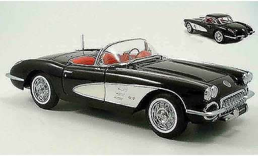 Chevrolet Corvette Convertible 1/18 Autoart C1 nero 1959 modellini auto