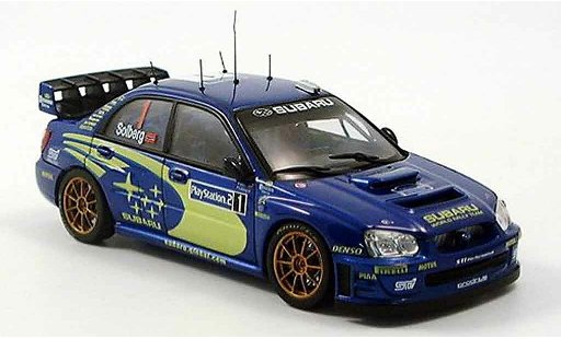 Subaru Impreza WRC 1/43 Autoart solberg mills rallye tour de corse 2004 modellini auto