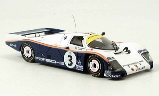 Porsche 962 1986 1/43 Spark No. 3 Le Mans modellini auto