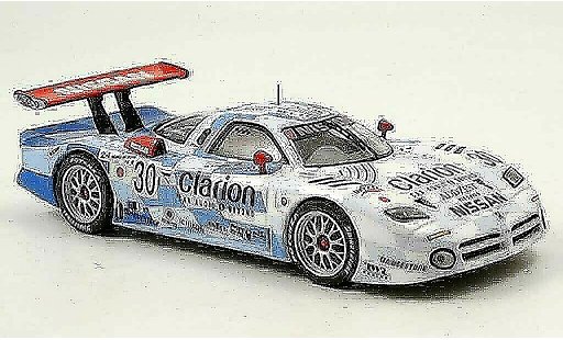Nissan R390 Le Mans 1/43 IXO GT1 Clarion No. 30 1998 modellini auto