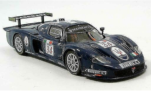 Maserati MC12 Base 1/43 IXO no. 34 fia gt imola 2004 modellini auto