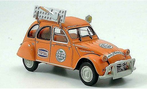 Citroen 2CV course 1/43 Norev Raid Afrique Rally Afrique 1973 modellini auto