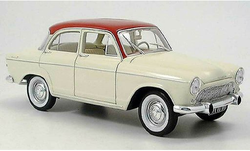 Simca P 60 Montlhery 1/18 Norev rot-beige 1961 modellini auto