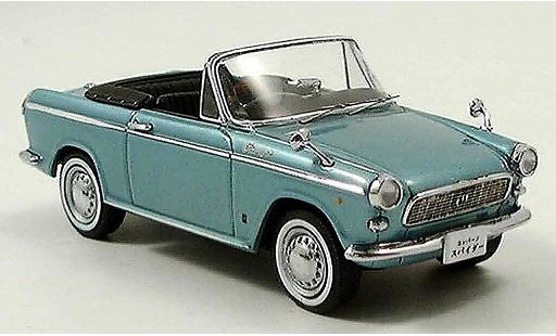 Daihatsu Compagno Berline 1/43 Ebbro Spider blu 1965 modellini auto