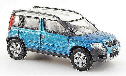 Skoda Yeti Base 1/43 Abrex blu 2005 modellini auto