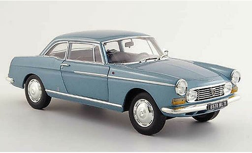 Peugeot 404 coupe 1/18 Norev grigio blu modellini auto