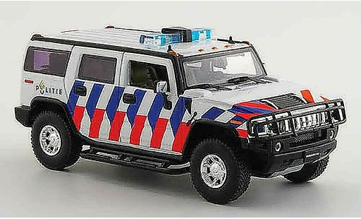 Hummer H2 Police 1/43 Norev Niederlande modellini auto