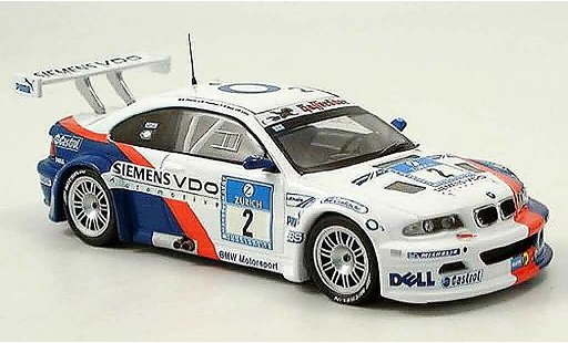 Bmw M3 course 1/43 IXO GTR E46 No. 2 Lamy Huisman Nurburgring 2005 modellini auto