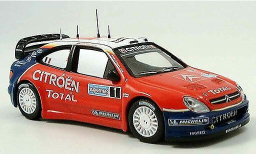 Citroen Xsara WRC 2005 1/43 IXO no.1 loeb elena vincitore rallye italien modellini auto