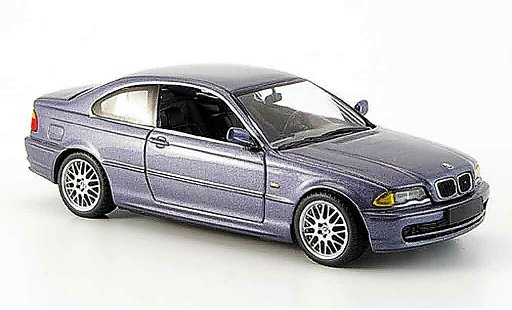 Bmw 328 coupe 1/43 Minichamps E46 Ci (E 46) grigio 1999 modellini auto
