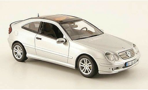 Mercedes Classe C Coupe 1/43 Minichamps Sport (CL203) grigio 2000 modellini auto