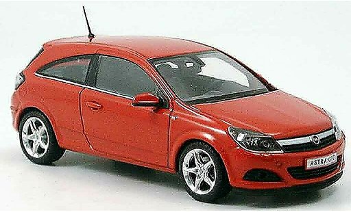 Opel Astra GTC 1/43 Minichamps rosso 2005 modellini auto