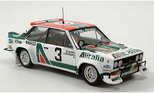 Fiat 131 Abarth 1/43 Trofeu Rally Safari 1979 modellini auto