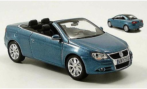 Volkswagen Eos Base 1/43 Norev cabrio blu avec hardtop modellini auto