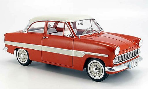 Ford Taunus 12M 1/18 Revell rosso/bianco bandes 1962 modellini auto